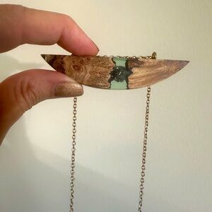 OOAK Crescent Moon Artisan Necklace